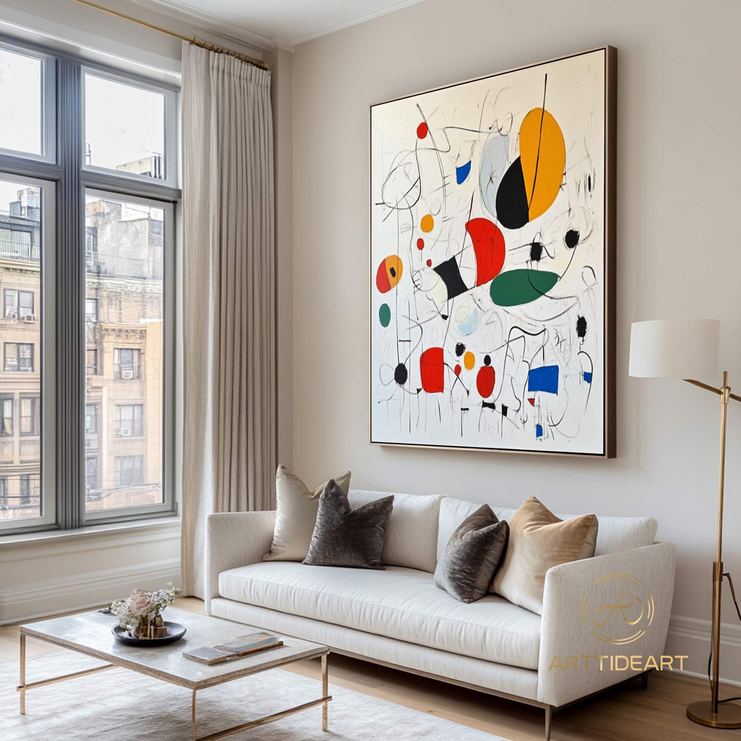 Original Colorful Abstract Painting on Canvas Contemporar Art Line Texture Painting Colorful Painting Modern Custorm Home Décor