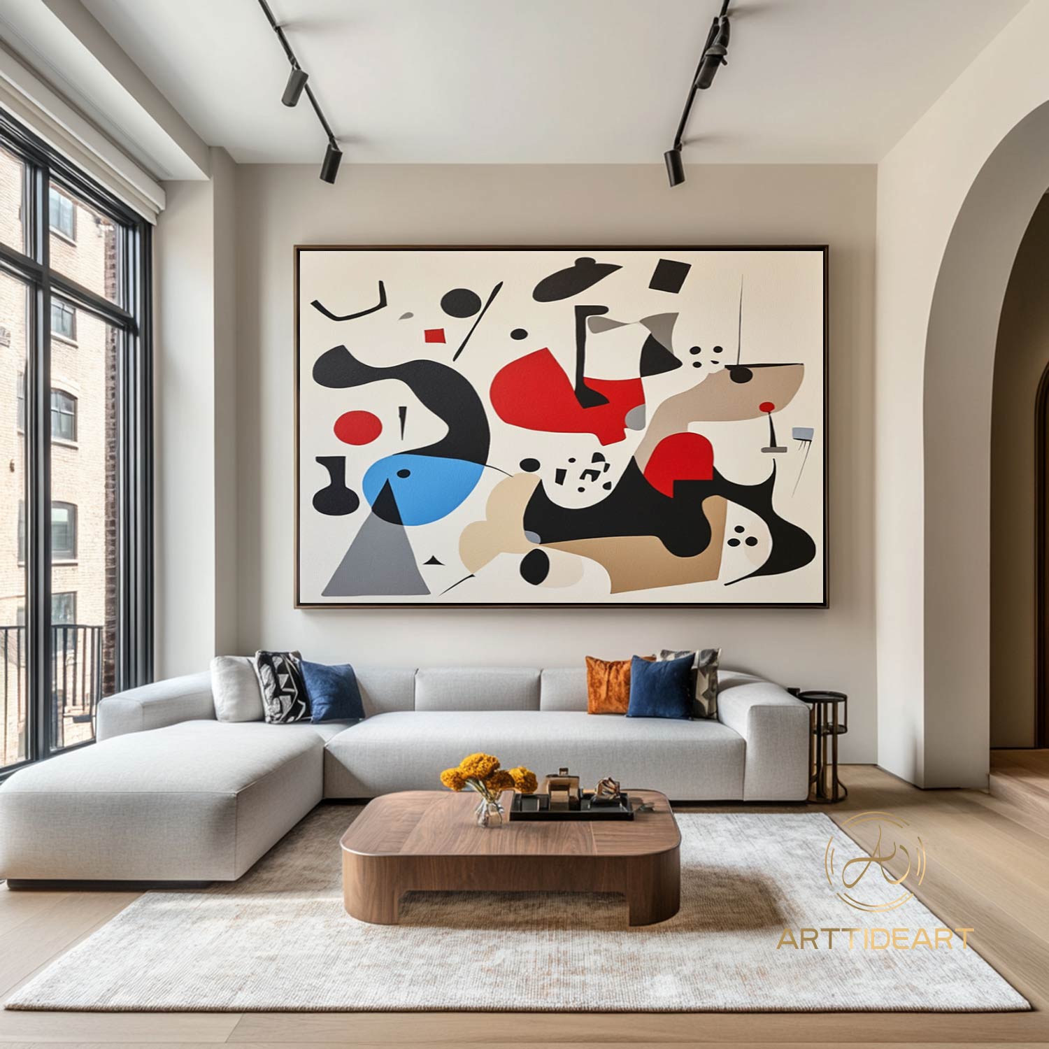 Original Colorful Abstract Painting on Canvas Contemporar Art Line Texture Painting Colorful Painting Modern Custorm Home Décor