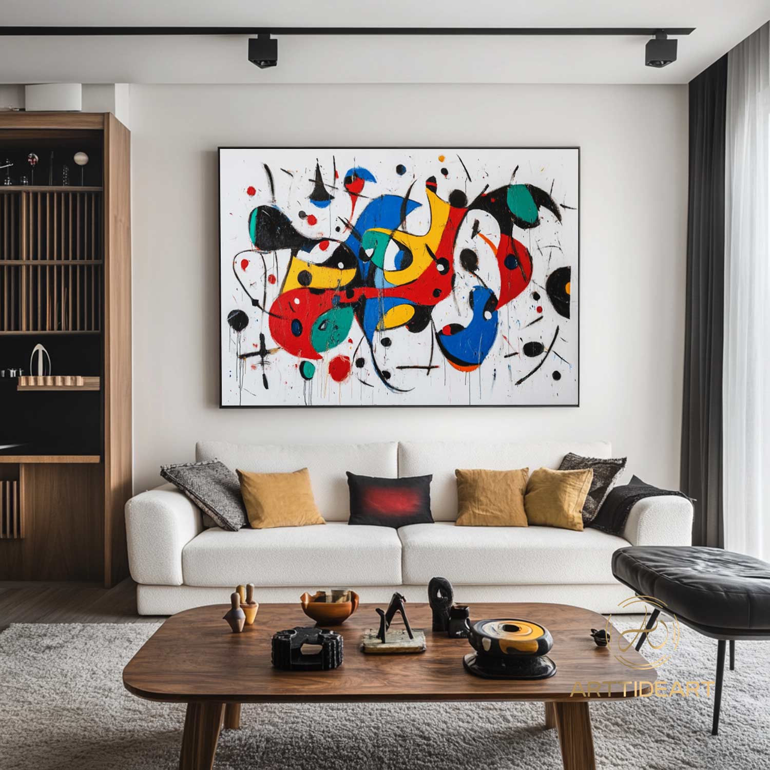 Large color abstract painting,Modern abstract colorful painting,Abstract textured wall art,Handmade oil painting,Canvas artwork