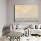 Large ocean sunset painting coastal painting Large wall art ocean painting beach painting big sea abstract painting landscape painting art