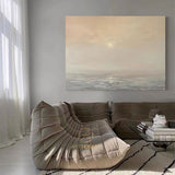 Large ocean sunset painting coastal painting Large wall art ocean painting beach painting big sea abstract painting landscape painting art