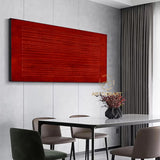 Large Wabi-Sabi Wall Art maroon wall art 3d Thick textured art darkred painting red abstract art 3d texture wall art art Bohemian painting