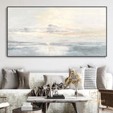 Large ocean sunset painting coastal wall art ocean painting beach painting big sea abstract painting seascape painting ocean art canvas