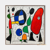 Original Abstract Colorful Cubist Faces Paintings On Canvas Picasso-Inspired Geometric Art Vibrant Modernism Oil Painting Home Wall Decor