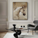 Horse Painting Horse wall Art Horse Oil Painting Large Canvas Art Original Animal Horse Paintings On Canvas Heavy Textured Wall Painting