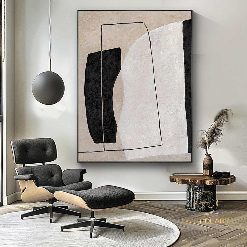 Extra Large Wall Art Textured Painting Original Painting,Painting on Canvas Modern Wall Decor Contemporary Art, Abstract Painting,Beige Art