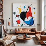 Large Abstract Colorful Painting,Abstract Colorful geometric Painting,Abstract Hand-painting Texture Colorful Wall Art Living Room Decor