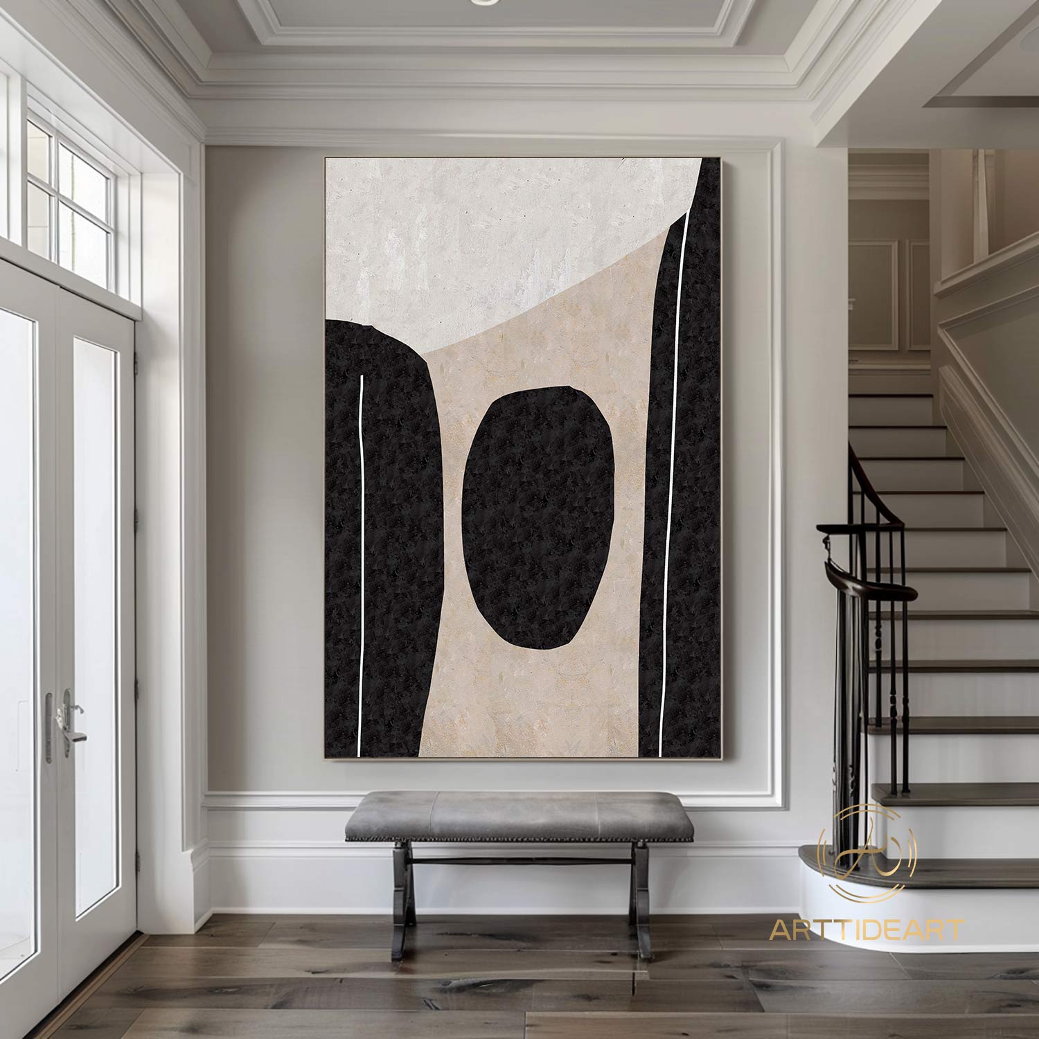 Large Abstract Painting,Modern Abstract Painting,Minimalist Abstract Painting,Oil Hand Painting,Office Wall Art,Original Abstract,Textur Art