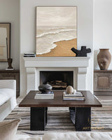 Large Wall Art Abstract Ocean Painting 3D Ocean Texture Painting Ocean Waves Painting Original Ocean Art Original Beach Home Decor