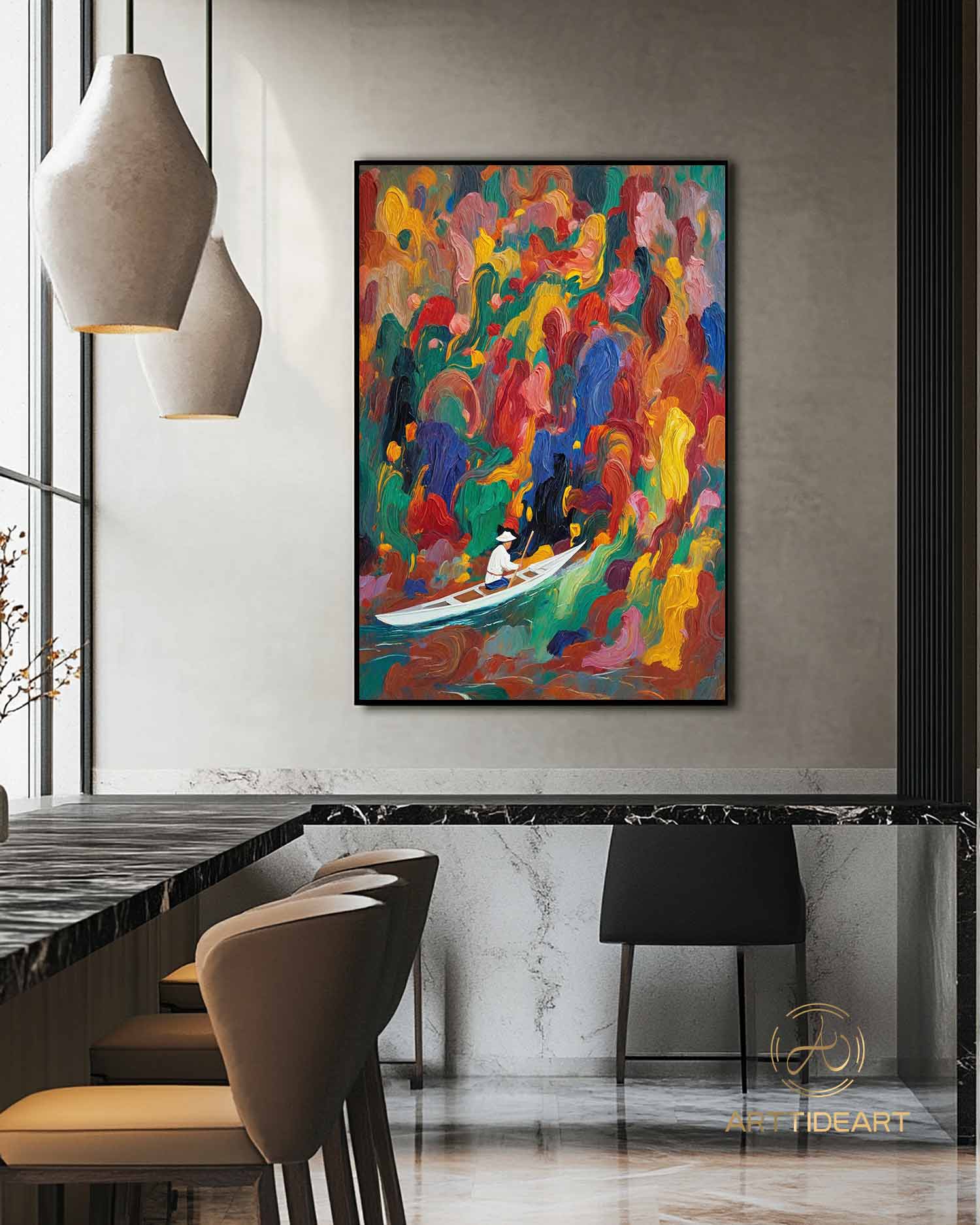Large abstract Art #cz031