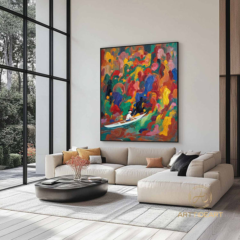 Large abstract Art #cz031