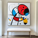 Original Colorful Abstract Painting on Canvas Contemporar Art Line Texture Painting Colorful  Painting Modern Custorm Home Décor