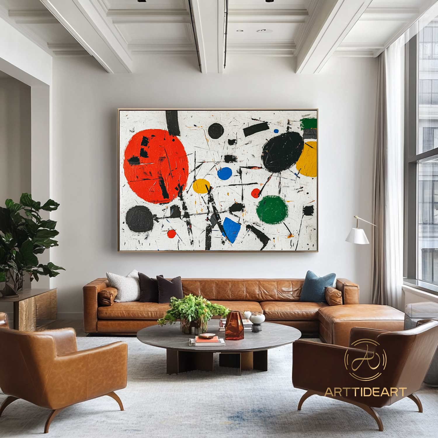 Large color abstract painting,Modern abstract colorful painting,Abstract textured wall art,Handmade oil painting,Canvas artwork
