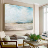 Original Beach Abstract Painting Large Sky And Sea Painting Large Ocean Canvas Painting Cloud Painting Painting For Living Room Seascape Art