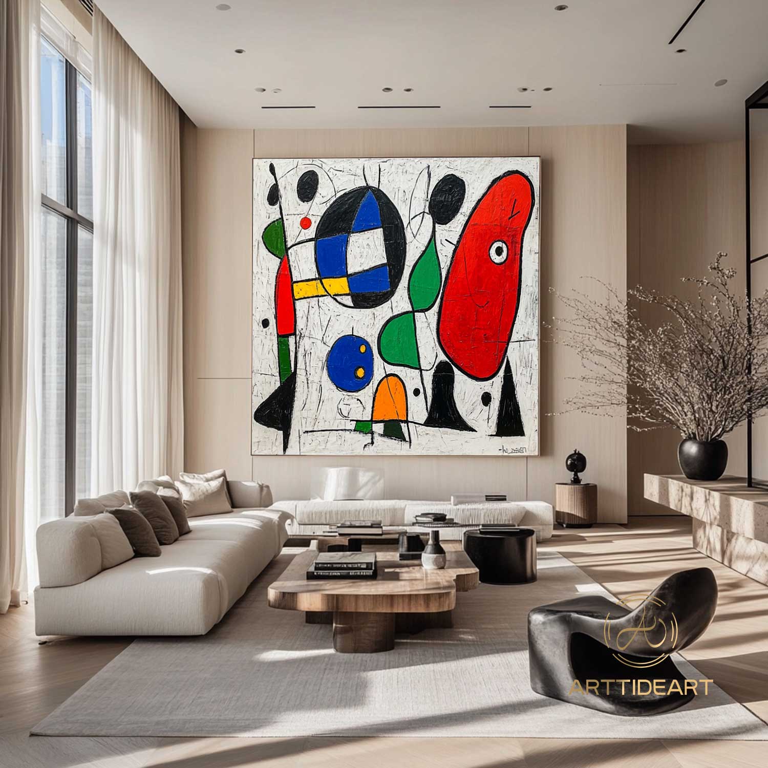 Original Abstract Colorful Cubist Faces Paintings On Canvas Picasso-Inspired Geometric Art Vibrant Modernism Oil Painting Home Wall Decor