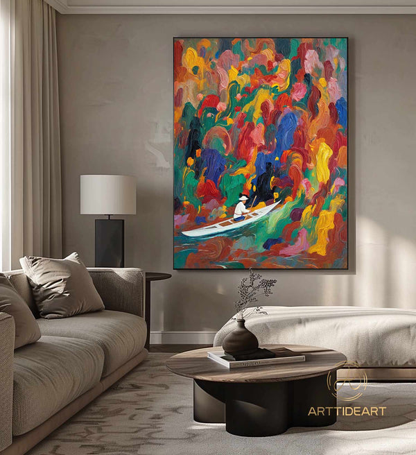 Large abstract Art #cz031